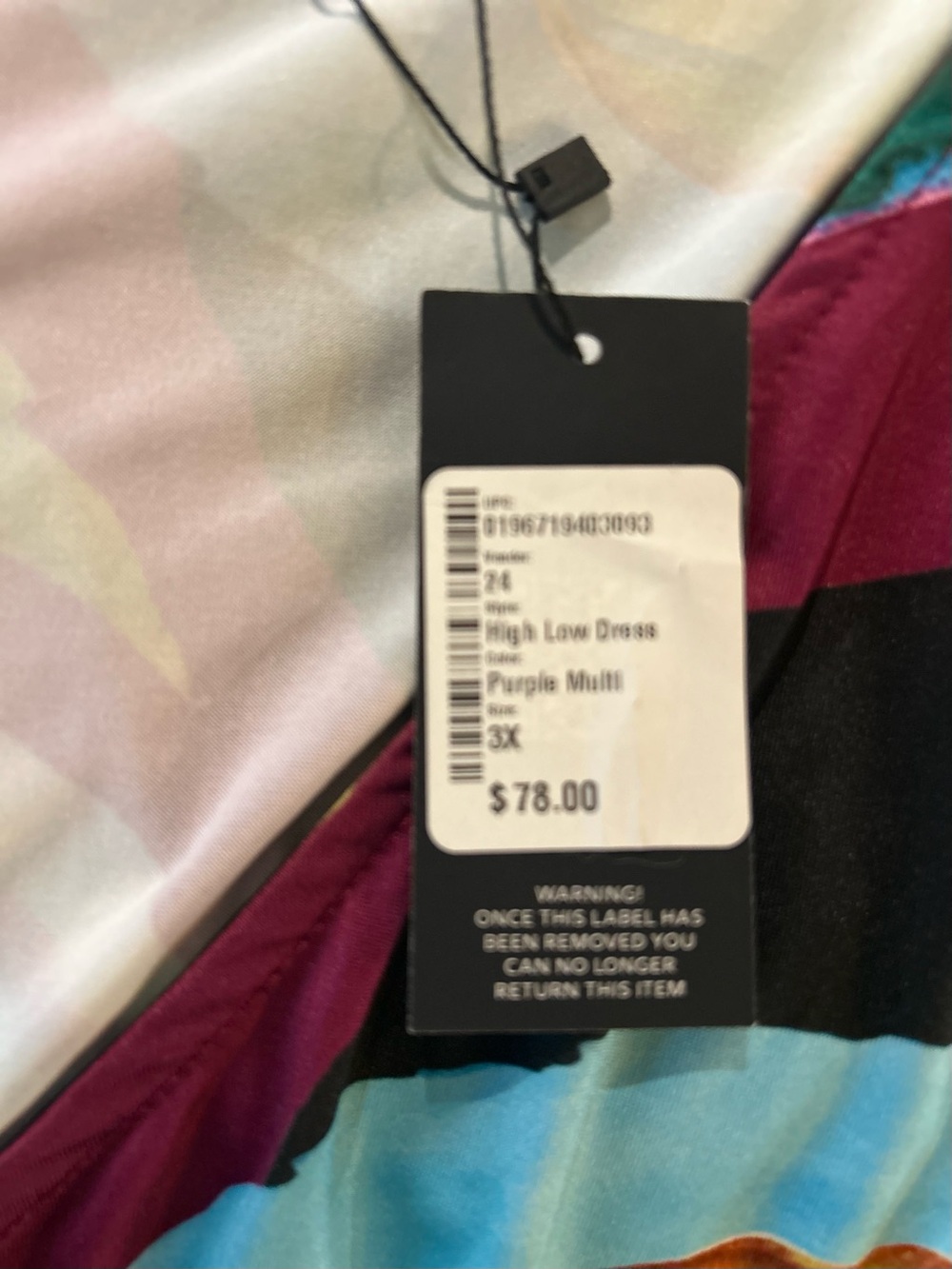 Seven7 Multi-Color Abstract Maxi Dress - Picture 12 of 12